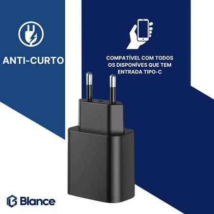 Imagem de Carregador USB C 45w Turbo Para Xiaomi Redmi Note 12 Pro Spe