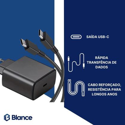 Imagem de Carregador USB C 45w Turbo Para Xiaomi Redmi Note 12 Pro Spe