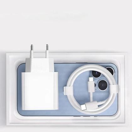 Imagem de Carregador USB C De Carregamento Rápido 20W PD Para Apple iPhone 15 14 13 12 11 16 pro Max plus Cabo