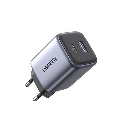 Imagem de Carregador USB-C GAN 35W - Carregamento Rápido PD 3.0 e QC 3.0 para iPhone 15/14/13/Pro e Samsung/Xiaomi