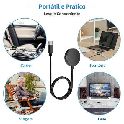 Imagem de Carregador USB-C Para Smartwatch, Substituição Para Samsung Galaxy Watch 7 6 6 Classic 5 pro 5, Cabo