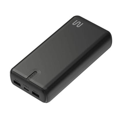 Imagem de Carregador USB Portátil 20000mAh com Luz Indicadora de Bateria, Preto, CB174, MULTI