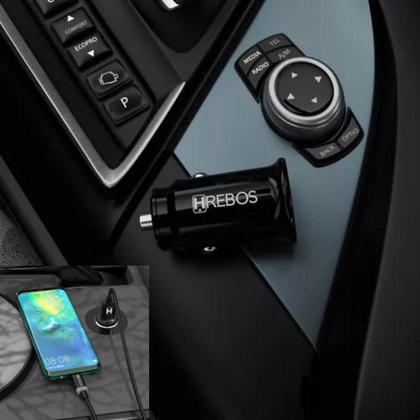 Imagem de Carregador Veicular 18w Compatível com Xiaomi Poco M3 M4 M5 X3 X4 X5