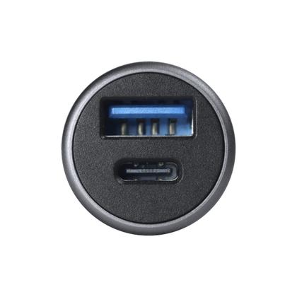Imagem de Carregador Veicular 48W com Duas Saidas 1 Saida USB 12V 1.5A QC (18W) e 1 Saida Tipo C 9V 2.25A PD