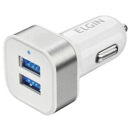 Imagem de Carregador Veicular Automotivo 12V com 2 Saadas USB 5V 2.1A
