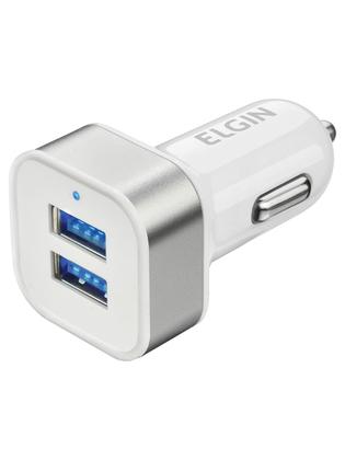 Imagem de Carregador Veicular Automotivo 12v Com 2 Saídas Usb 5v 2.1a