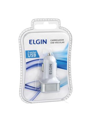 Imagem de Carregador Veicular Automotivo 12v Com 2 Saídas Usb 5v 2.1a