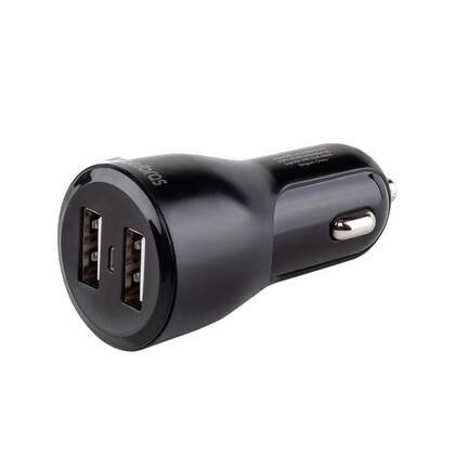 Imagem de Carregador Veicular Universal USB 2 Portas Intelbras ECV 2 Fast tomada 12V automóvel