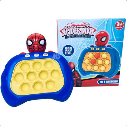 Imagem de Carregando dados Avantpro... Pop-it Mini Gamer Homem Aranha Anti Stress Eletrônico Musica