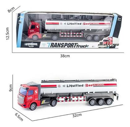 Imagem de Carreta Controle Remoto Caminhão Baú Truck 4 Canais Grd