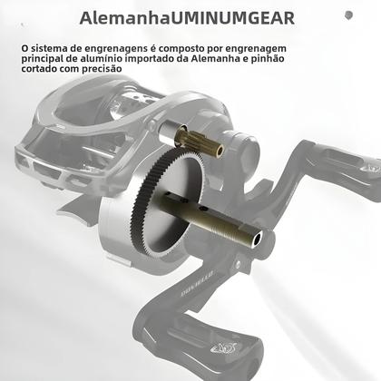 Imagem de Carretel de Arremesso Ultraleve Acura Hicc50 - 136g - Relação de Engrenagem 7.1:1/8.1:1 - 10+1BB