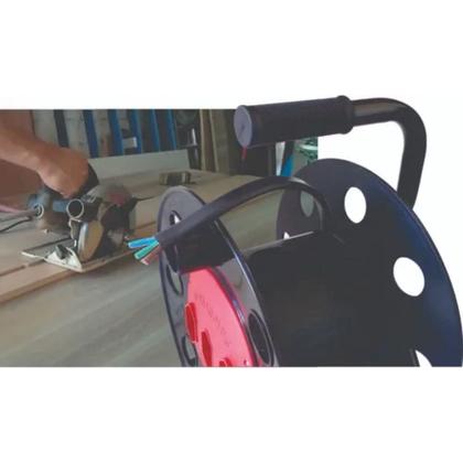 Imagem de Carretel Extensão Profissional 250mm para 3 Tomadas 20A S/ Plug