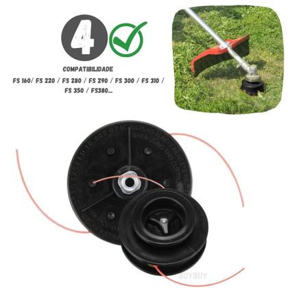 Carretel Nylon Roçadeira Com Fio Stihl Fs 160 220 280 290 - Bjb ...