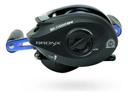 Imagem de Carretilha Bronx 11000 11rol Drag 8kgs Azul Maruri Direito