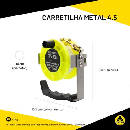 Imagem de Carretilha Cetus Metal 4.5