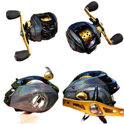 Imagem de Carretilha De Pesca Proberos 12kg Drag 17+1 Rolamentos 7:2:1