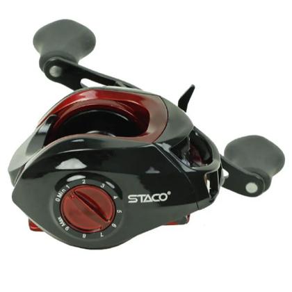 Imagem de Carretilha Drag 8Kg Vara Carbono 1,68mts Linha Multi com Kit 5 Isca Hunter Pega Tudo