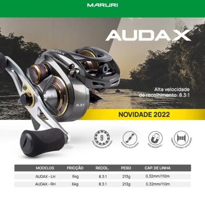 Imagem de Carretilha Maruri Audax - 10 Rolamentos