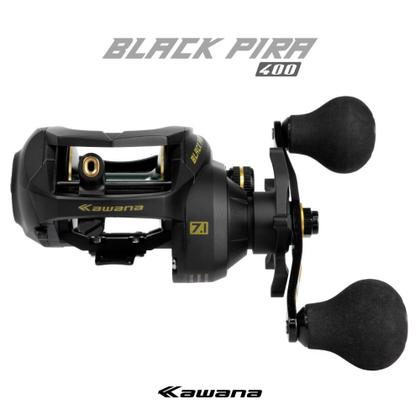 Imagem de Carretilha Pesqueiro Black Pira 40lbs Carbono Capa Neoprene Makis Fishing