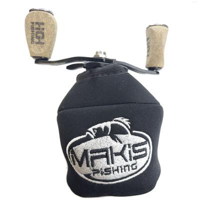 Imagem de Carretilha Pesqueiro Black Pira 40lbs Carbono Capa Neoprene Makis Fishing