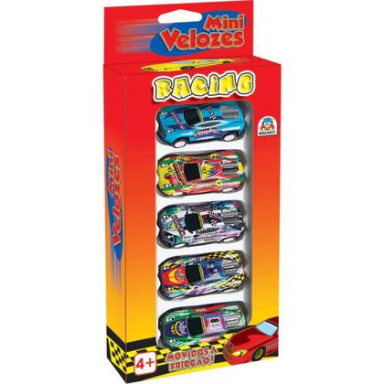 Imagem de Carrinho a Friccao Mini Velozes Racing C/5UN