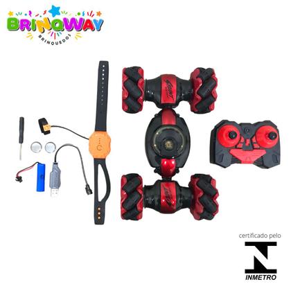 Imagem de Carrinho Acrobático Com Relógio Controle Por Gestos E Remoto