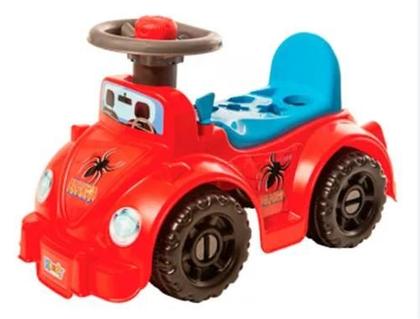 Imagem de Carrinho Andador Infantil Ketokinha Aranha com Empurrador  Segurança e Diversão