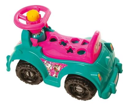 Imagem de Carrinho Andador Infantil Ketokinha Dog rosa com Design Divertido e Apoio Seguro para Primeiros Passos