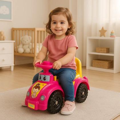 Imagem de Carrinho Andador Infantil Ketokinha Princesa Kendy Brinquedo Dog Azul Vermelho Rosa Menino Menina