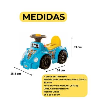 Imagem de Carrinho andador interativo ketokinha dog menino