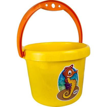 Imagem de Carrinho Balde De Praia Infantil Kit C/ 5 Peças Para Brincar Areia Tilin Brinquedos