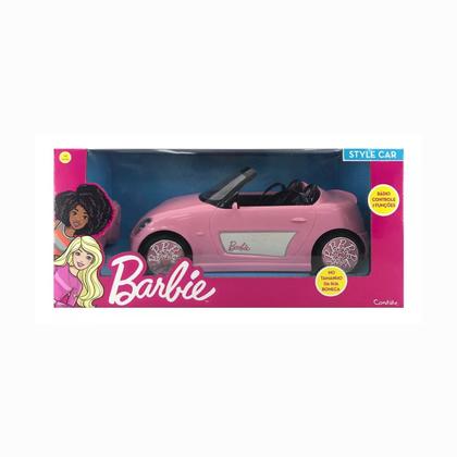 Imagem de Carrinho Barbie Style Rosa Com 7 Funções Controle Remoto Design Exclusivo
