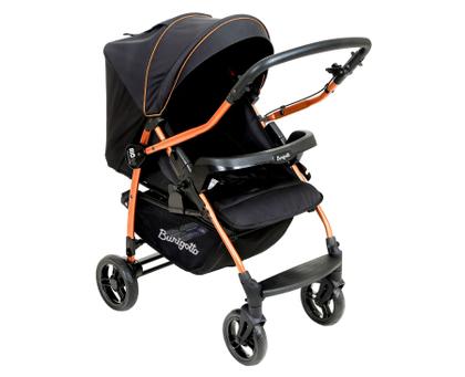 Imagem de Carrinho Bebê Burigotto RIO 22 Preto Cobre