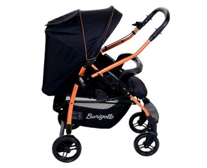 Imagem de Carrinho Bebê Burigotto RIO 22 Preto Cobre