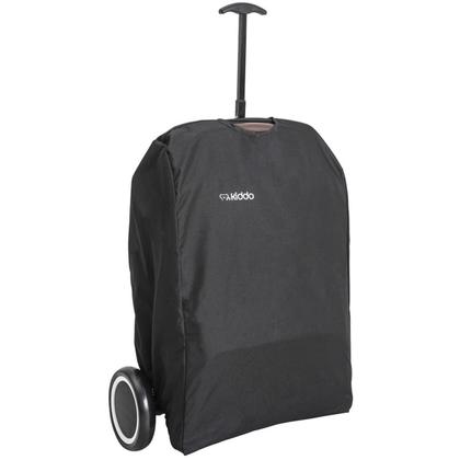 Imagem de Carrinho Bebê Kiddo Sprint Berço Passeio Fecha Uma Mão Capota Retrátil FPS 50+ Reclinável Leve Compacto Dobrável Para Viagem 0 a 15 Kg Preto com Cinza