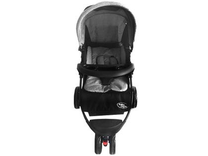Imagem de Carrinho Bebe Passeio Triciclo Urban Rodas Grandes Babystyle Cinza