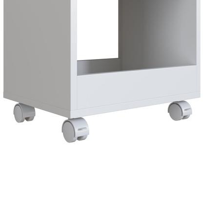 Imagem de Carrinho Branco Suporte De Esmalte Estéticos Com Rodinhas-Móveis Bonatto