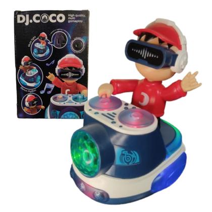 Imagem de Carrinho Brinquedo Interativo Dj Porquinho Musical Dançante Menino Dj Robot