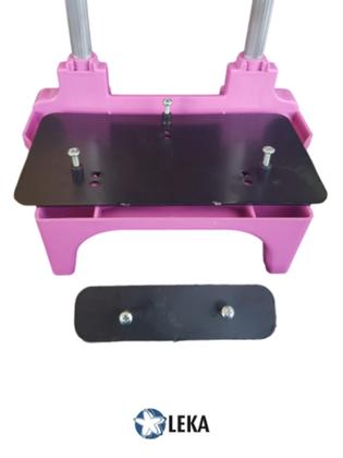 Imagem de Carrinho c/ trava para  Mochila de 40 cm - ROSA