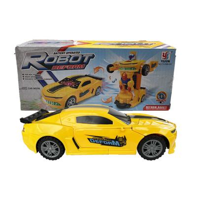 Imagem de Carrinho Camaro Transformers Vira Robô Luz Som Bate Volta