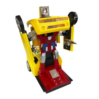 Imagem de Carrinho Camaro Transformers Vira Robô Luz Som Bate Volta