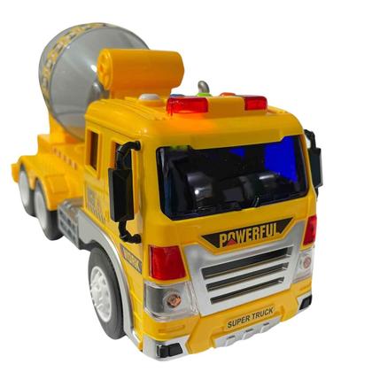Imagem de Carrinho Caminhão A Fricção Com Luz e Som Mega Constructor - Zippy Toys - Brinquedo Linha Construção