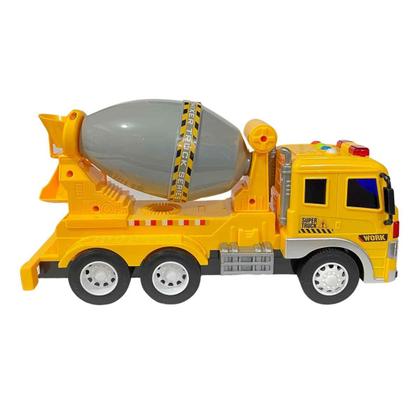 Imagem de Carrinho Caminhão A Fricção Com Luz e Som Mega Constructor - Zippy Toys - Brinquedo Linha Construção