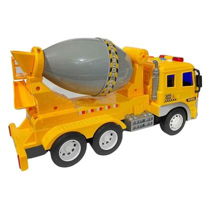 Imagem de Carrinho Caminhão A Fricção Com Luz e Som Mega Constructor - Zippy Toys - Brinquedo Linha Construção