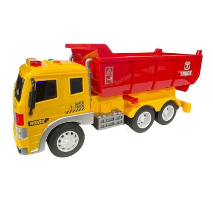 Imagem de Carrinho Caminhão A Fricção Com Luz e Som Mega Constructor - Zippy Toys - Brinquedo Linha Construção