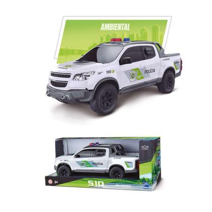 Imagem de Carrinho Caminhonete Viaturas Pick-up S10 Policia grande