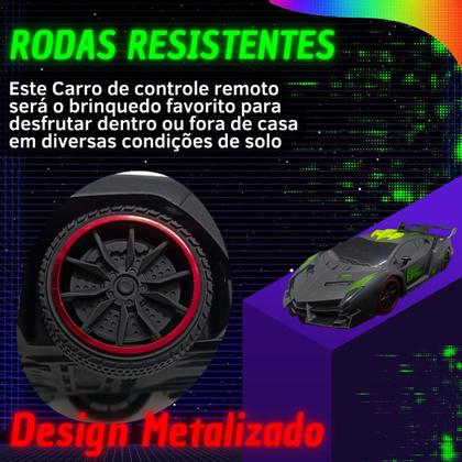 Imagem de Carrinho carro De Controle Remoto Rapido Drift Bateria Recarregavel