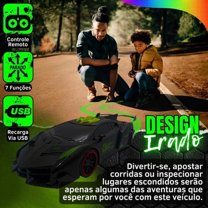 Imagem de Carrinho carro De Controle Remoto Rapido Drift Bateria Recarregavel
