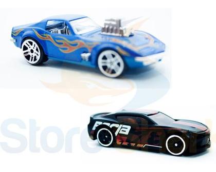 Imagem de Carrinho Coleção De Ferro Compatível Hot Wheels 10 Peças