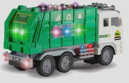 Imagem de Carrinho Coletor De Lixo Luminoso .3d